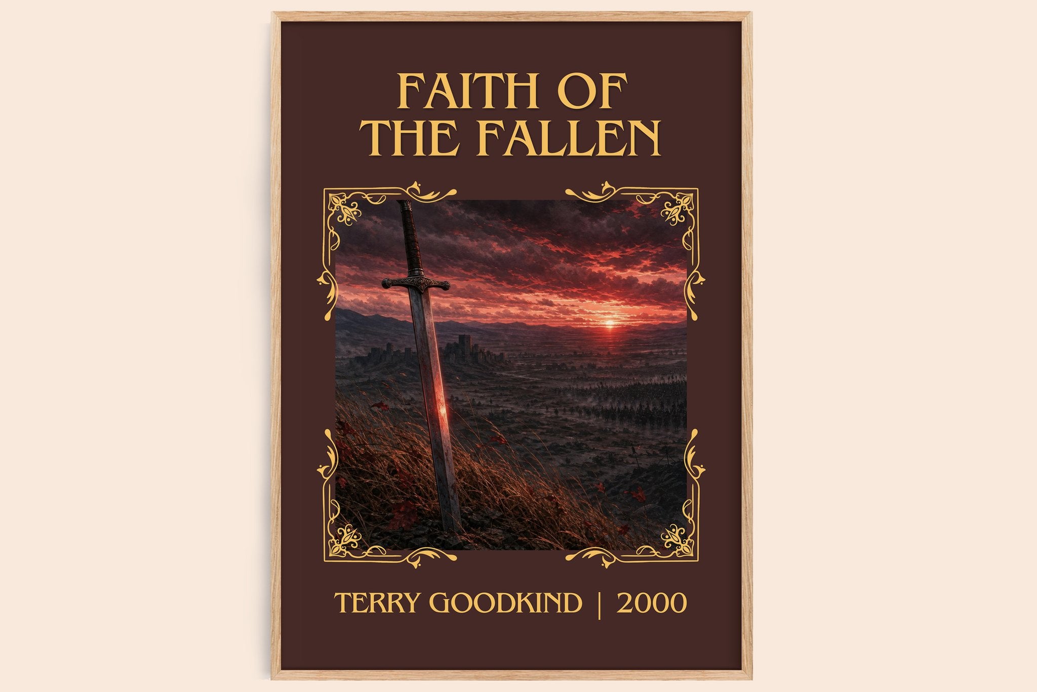 Faith of the Fallen Classic Book Art Print by Terry Goodkind