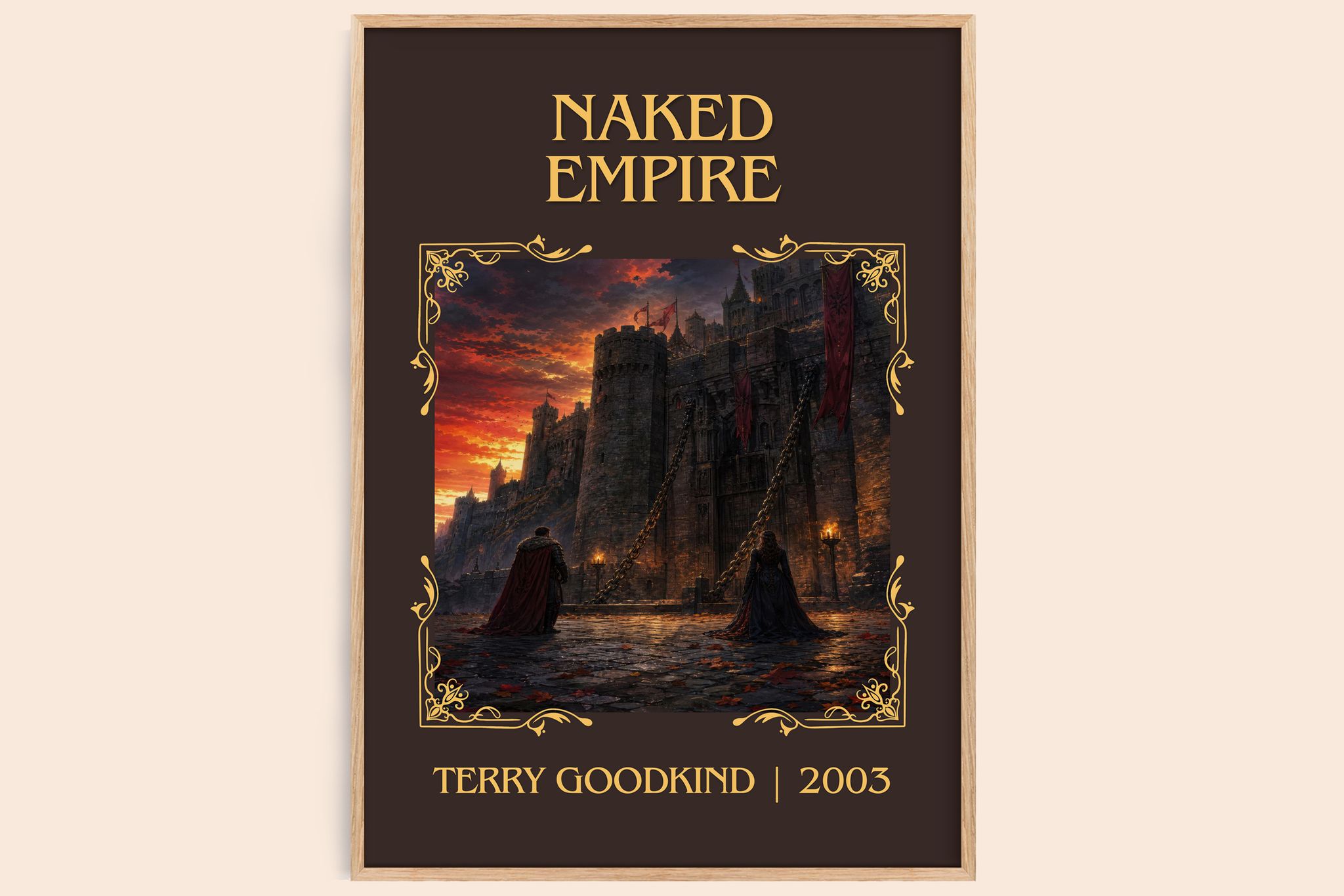 Naked Empire Classic Book Art Print by Terry Goodkind