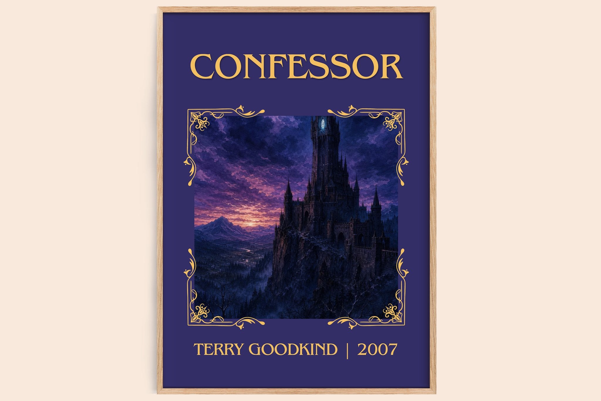 Confessor Classic Book Art Print by Terry Goodkind