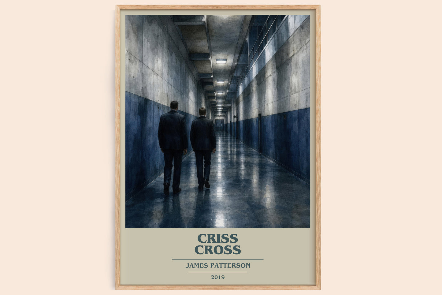 Criss Cross book cover book poster by James Patterson – framed literary art print