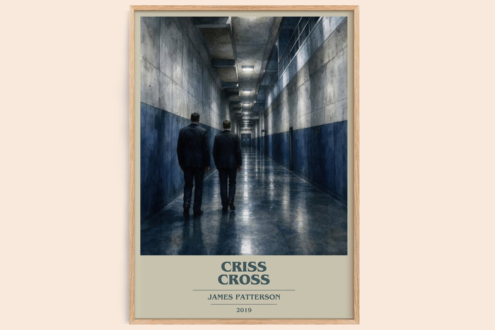 Criss Cross book cover book poster by James Patterson – framed literary art print