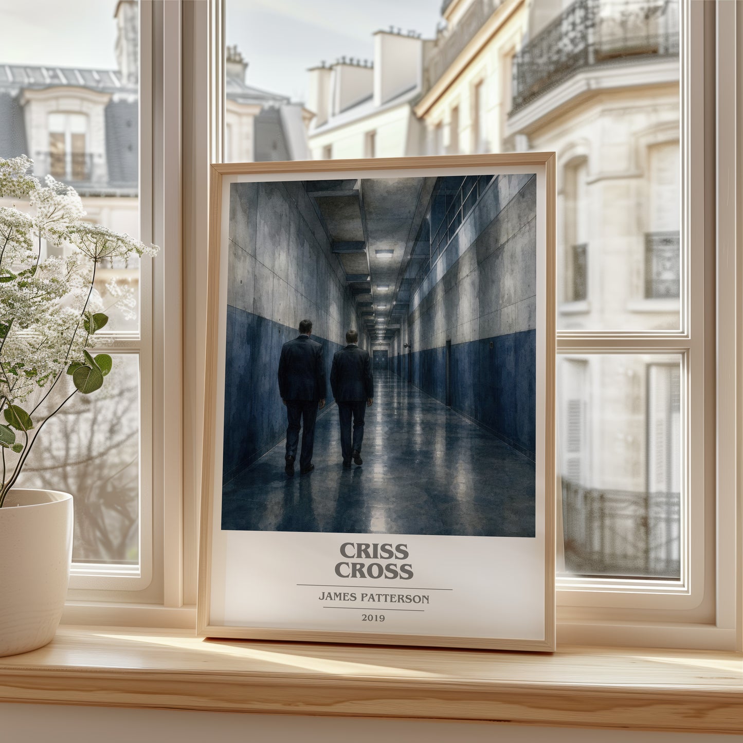 Criss Cross book cover poster colour and style options – James Patterson book art