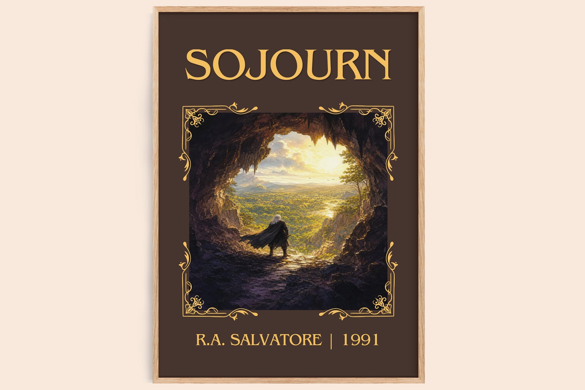 Sojourn Classic Book Art Print by R.A. Salvatore