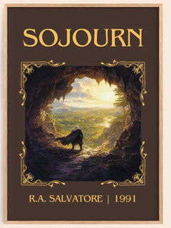 Sojourn Classic Book Art Print by R.A. Salvatore – book poster