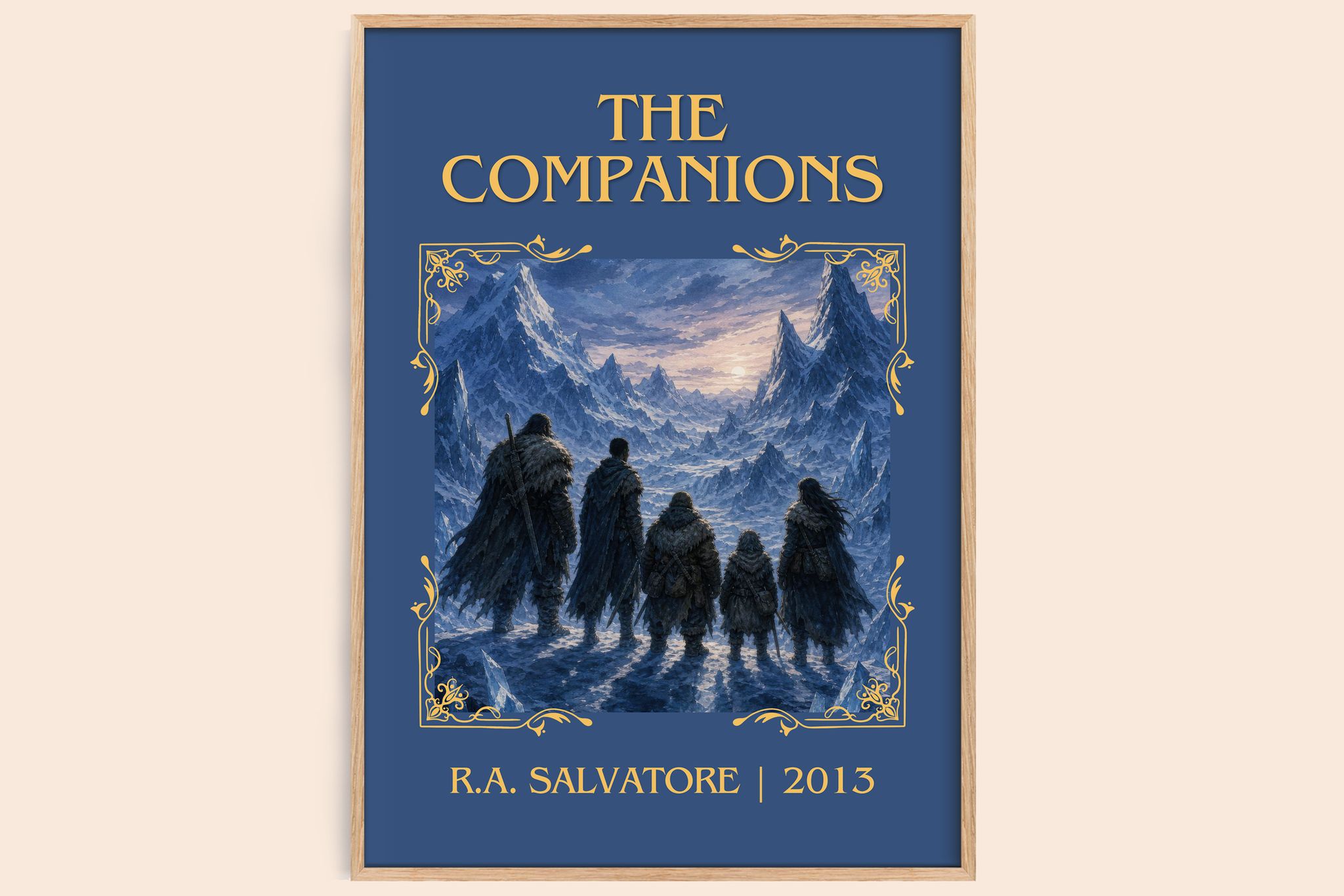 The Companions Classic Book Art Print by R.A. Salvatore