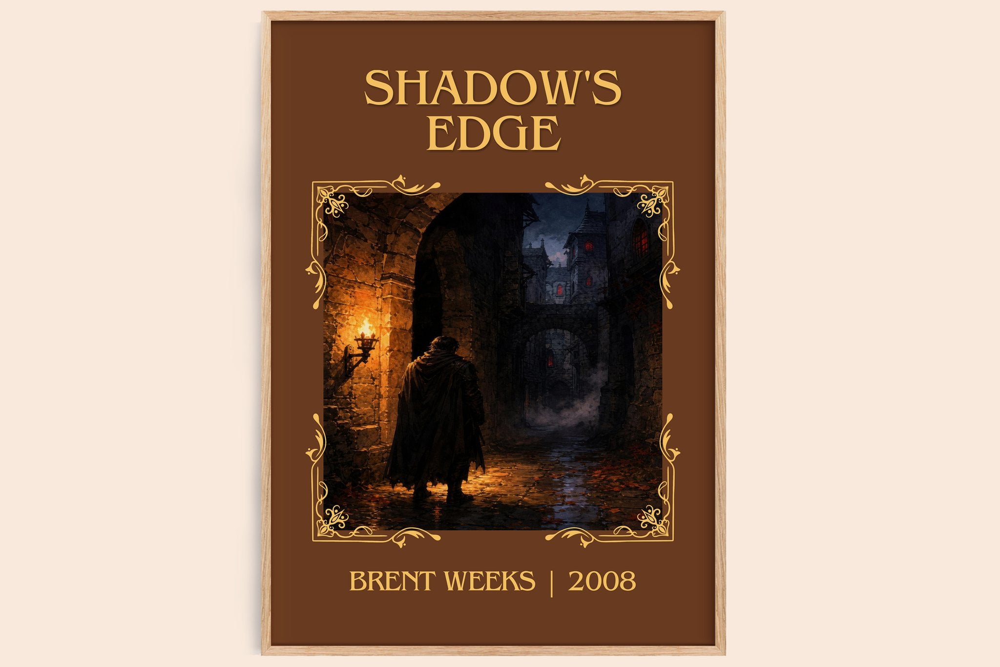 Shadow's Edge Classic Book Art Print by Brent Weeks