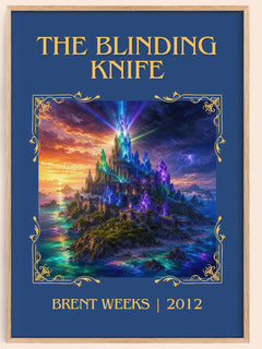 The Blinding Knife Classic Book Art Print by Brent Weeks – book poster