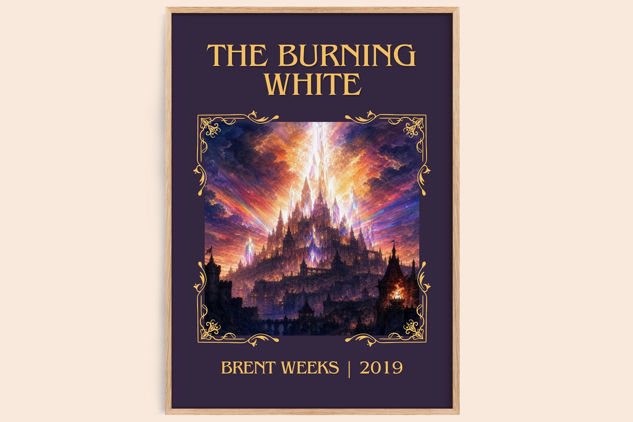 The Burning White Classic Book Art Print by Brent Weeks