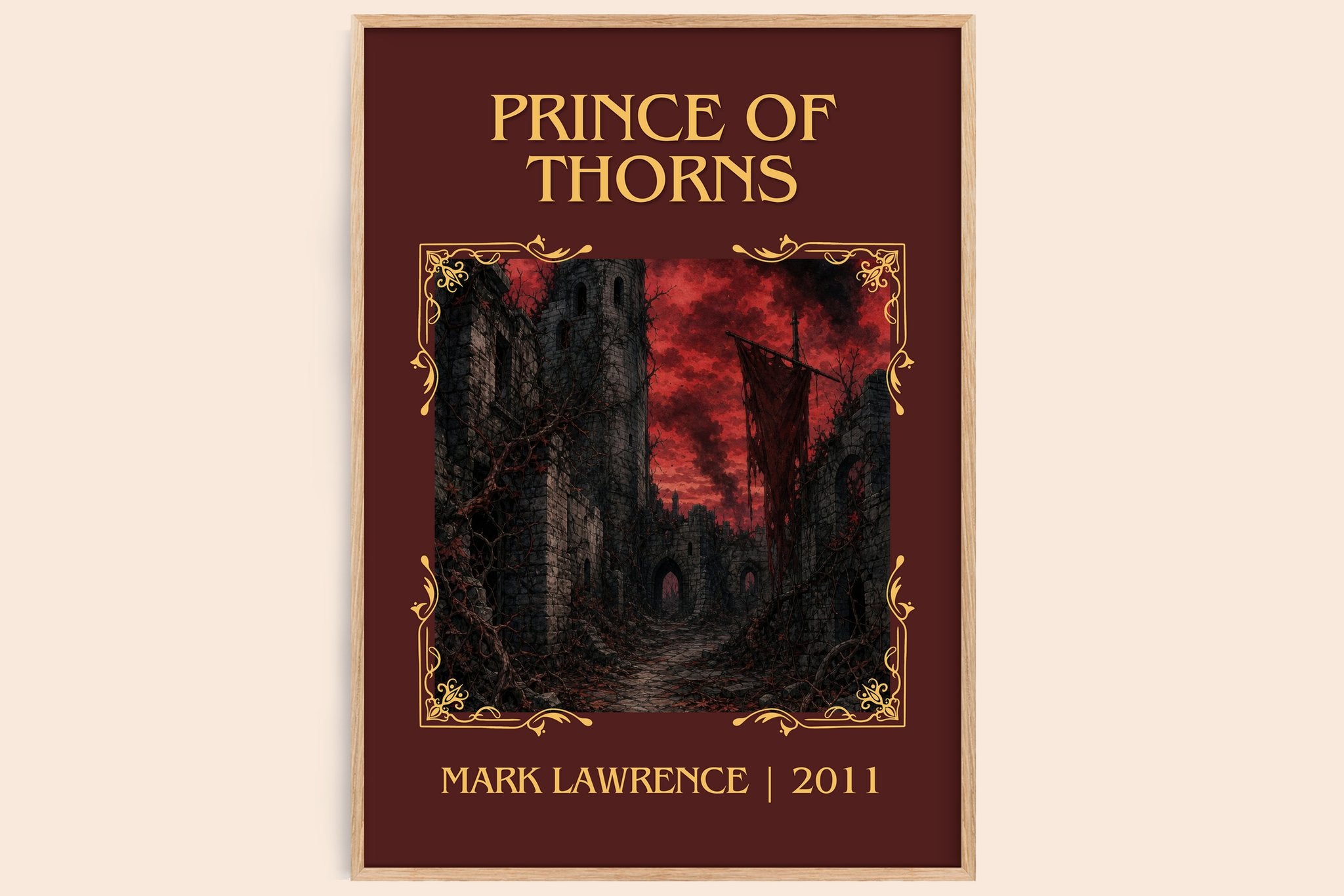 Prince of Thorns Classic Book Art Print by Mark Lawrence