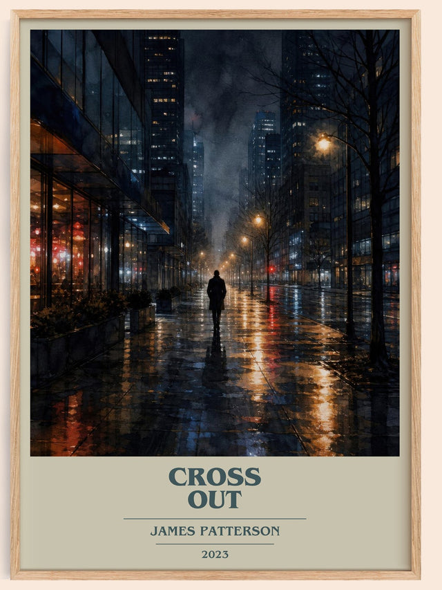 Cross Out Book Cover Poster by James Patterson