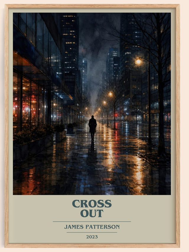 Cross Out Book Cover Poster by James Patterson