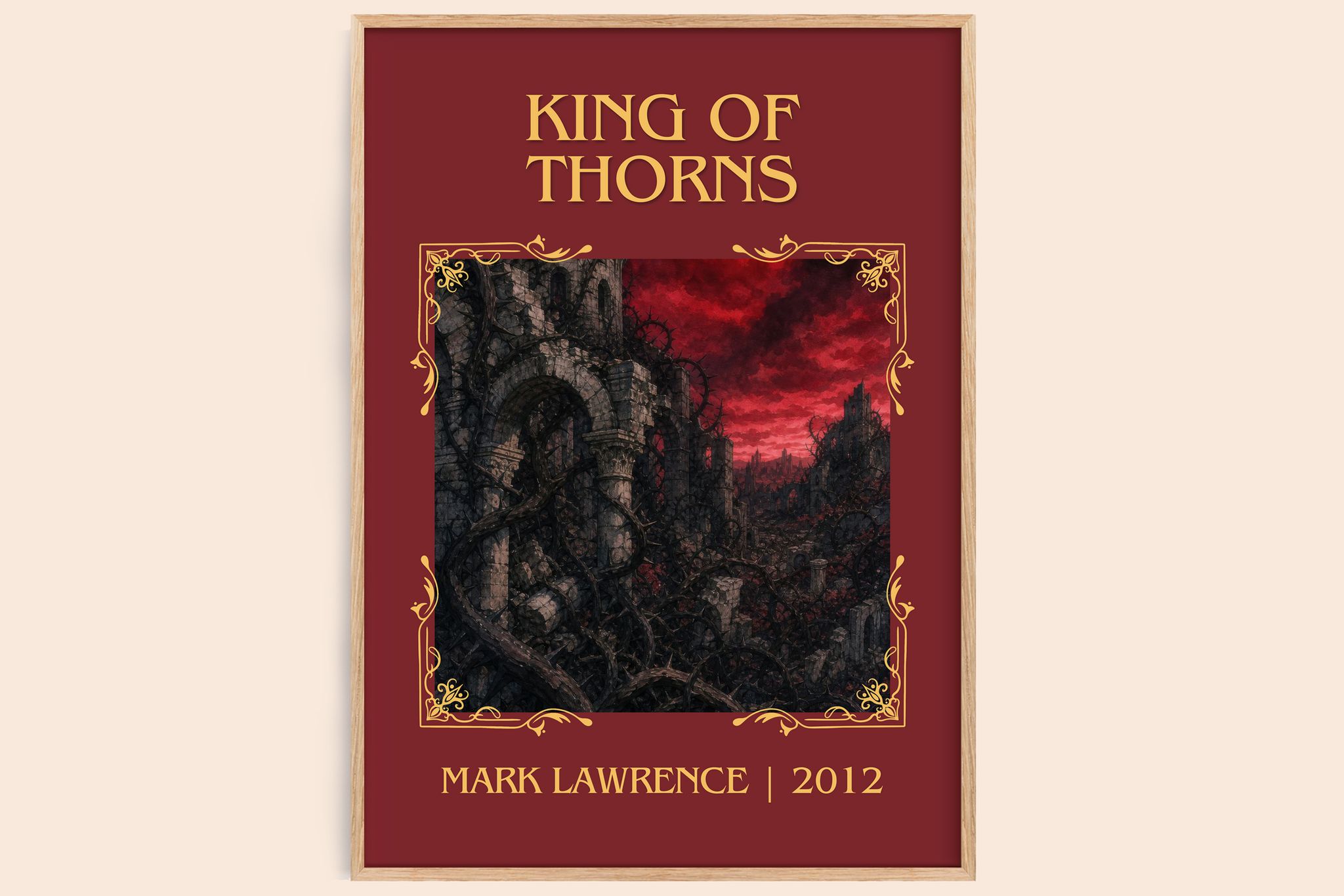 King of Thorns Classic Book Art Print by Mark Lawrence