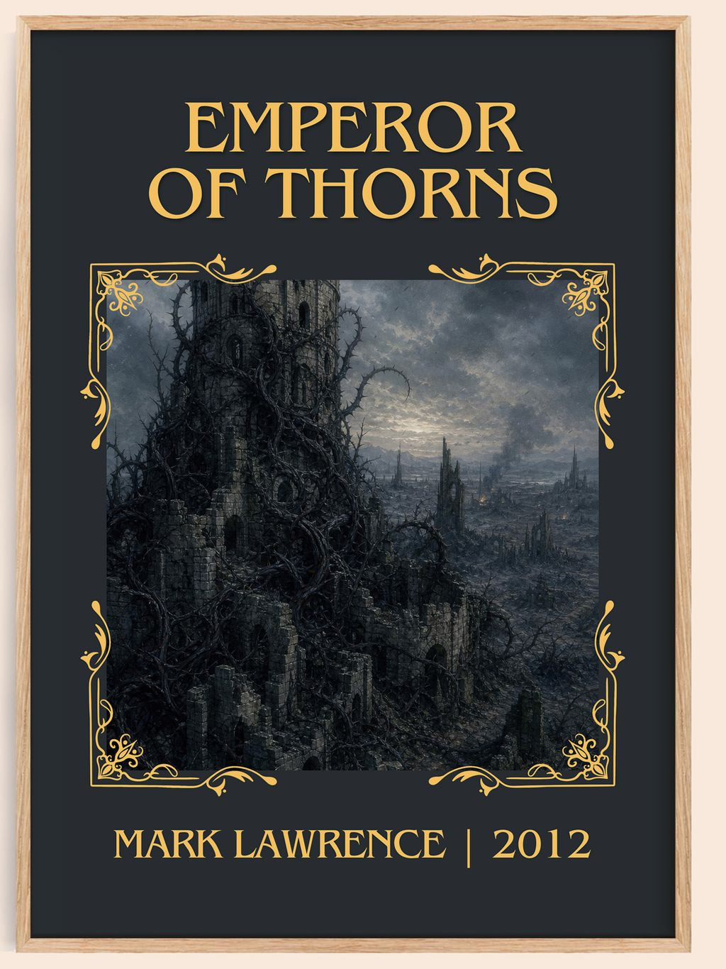 Emperor of Thorns Classic Book Art Print by Mark Lawrence – book poster