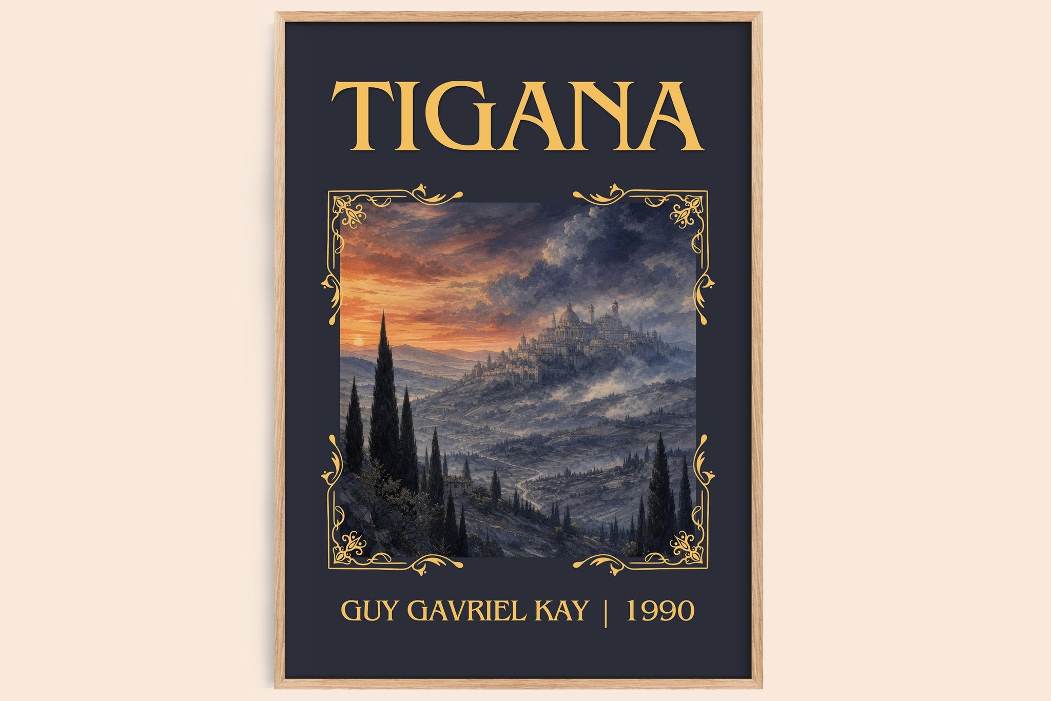 Tigana Classic Book Art Print by Guy Gavriel Kay