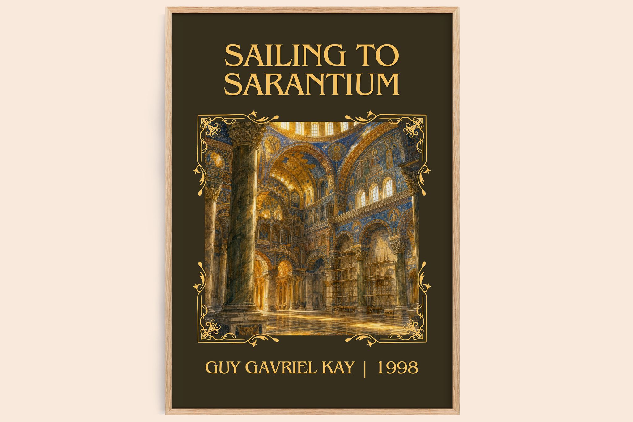 Sailing to Sarantium Classic Book Art Print by Guy Gavriel Kay