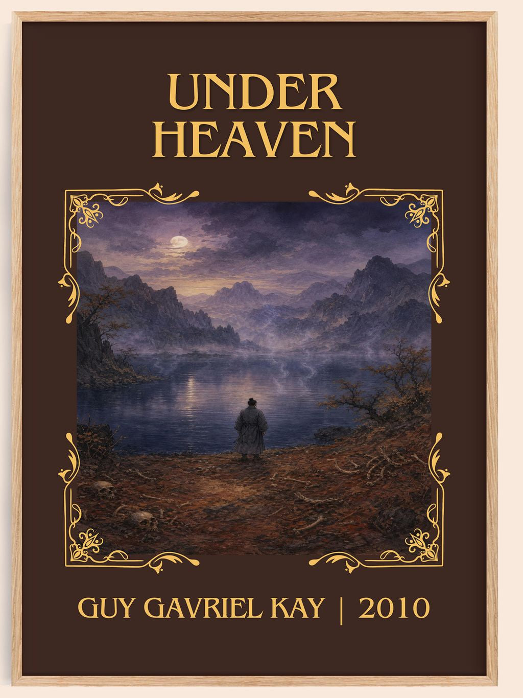 Under Heaven Classic Book Art Print by Guy Gavriel Kay – book poster