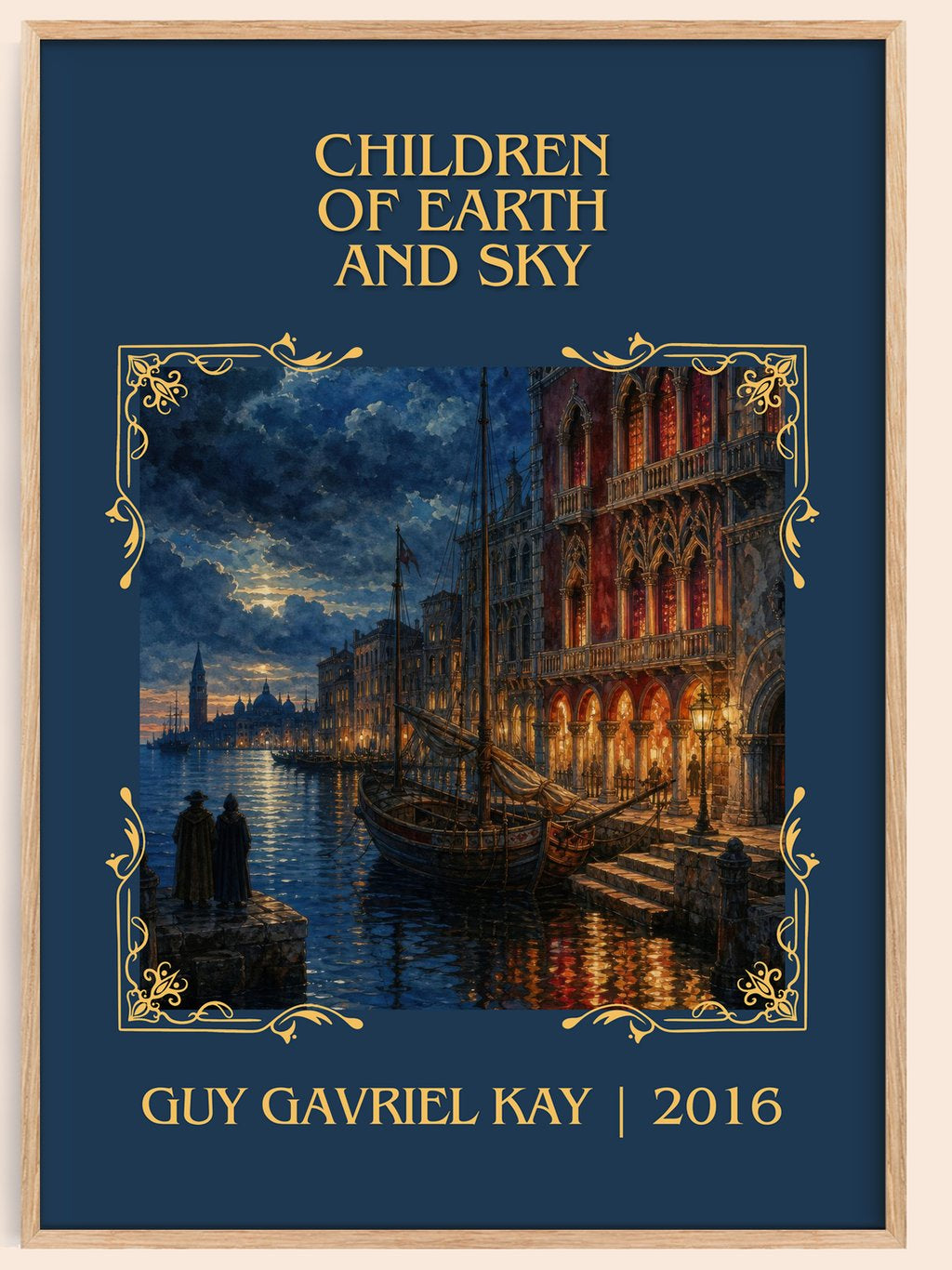 Children of Earth and Sky Classic Book Art Print by Guy Gavriel Kay – book poster