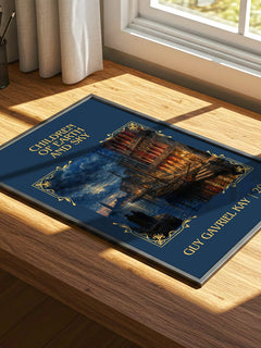 Children of Earth and Sky Classic Book Art Print by Guy Gavriel Kay – print on a sunlit desk