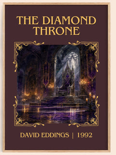 The Diamond Throne Classic Book Art Print by David Eddings – book poster