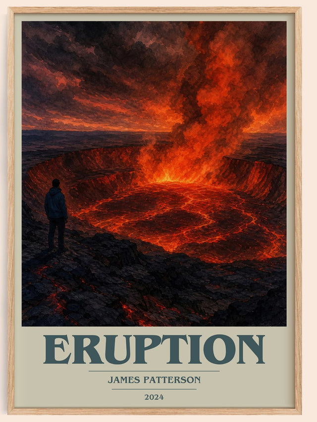 Eruption Book Cover Poster by James Patterson
