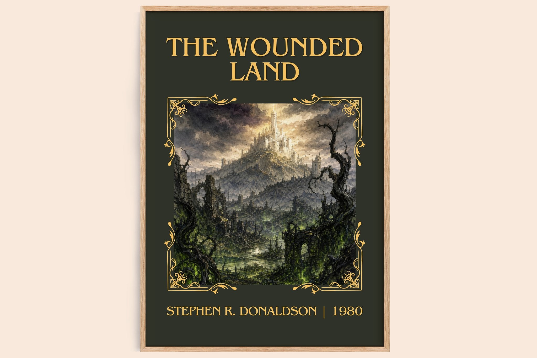 The Wounded Land Classic Book Art Print by Stephen R. Donaldson