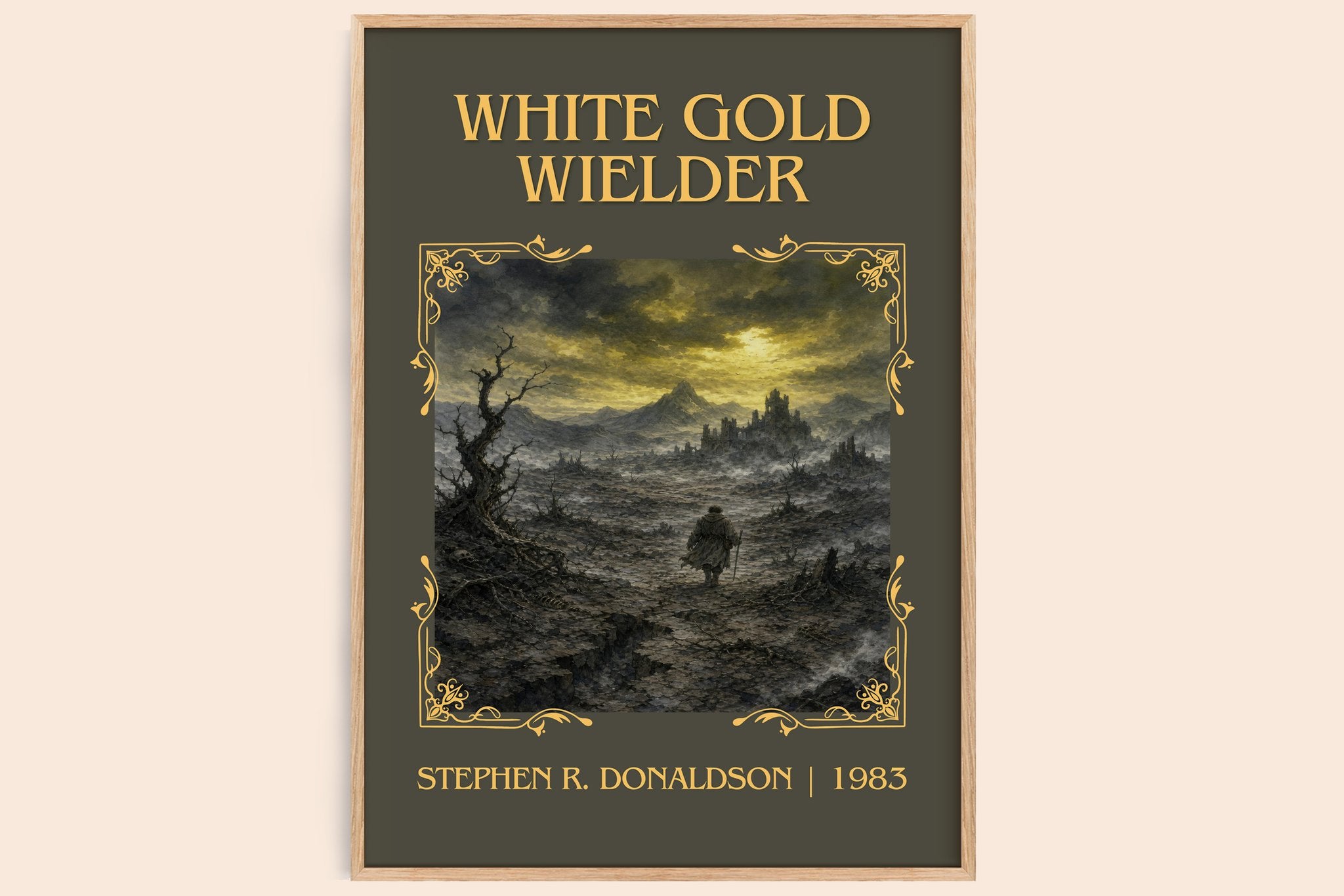 White Gold Wielder Classic Book Art Print by Stephen R. Donaldson