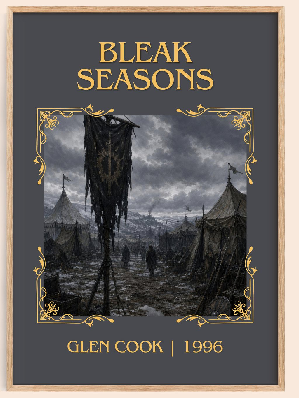 Bleak Seasons Classic Book Art Print by Glen Cook – book poster
