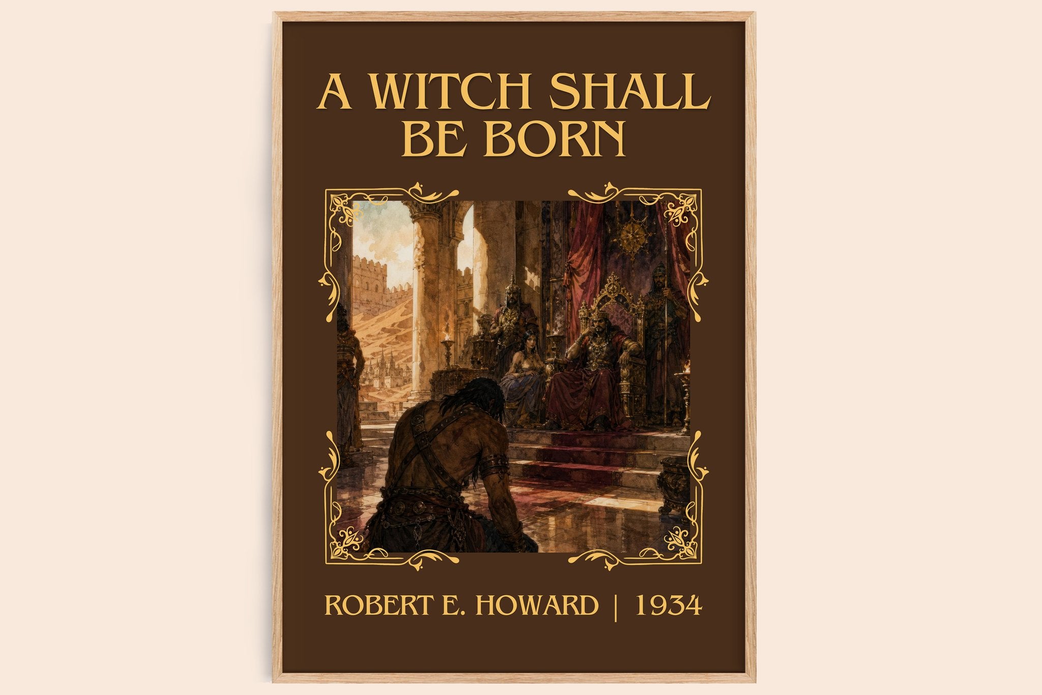 A Witch Shall Be Born Classic Book Art Print by Robert E. Howard