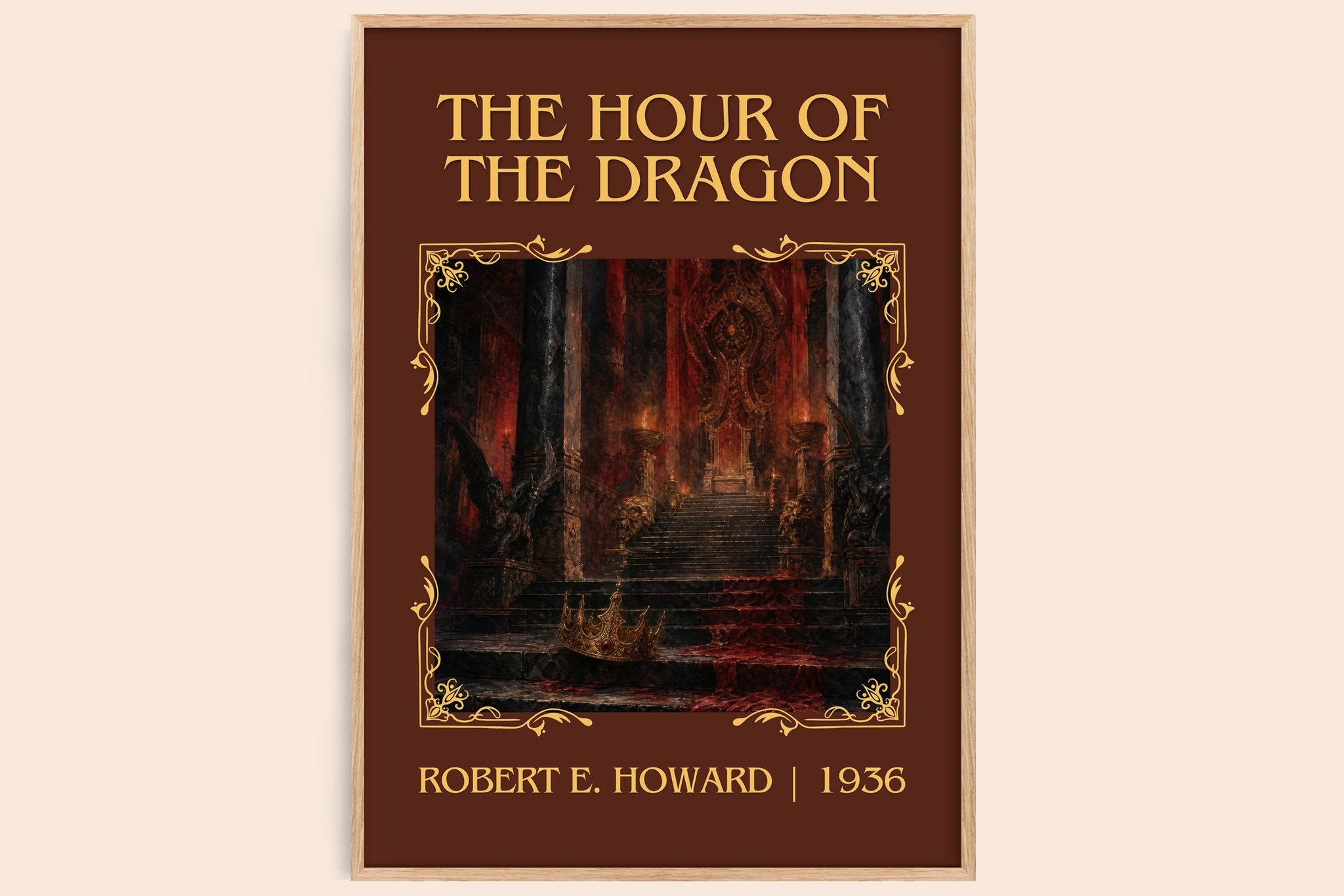 The Hour of the Dragon Classic Book Art Print by Robert E. Howard