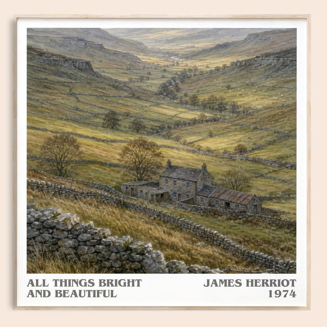 All Things Bright And Beautiful Literary Art Print by James Herriot