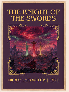 The Knight of the Swords Classic Book Art Print by Michael Moorcock – book poster