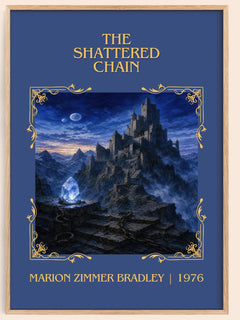 The Shattered Chain Classic Book Art Print by Marion Zimmer Bradley – book poster