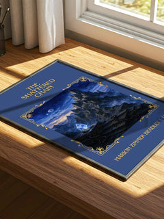 The Shattered Chain Classic Book Art Print by Marion Zimmer Bradley – print on a sunlit desk