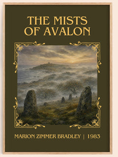 The Mists of Avalon Classic Book Art Print by Marion Zimmer Bradley – book poster