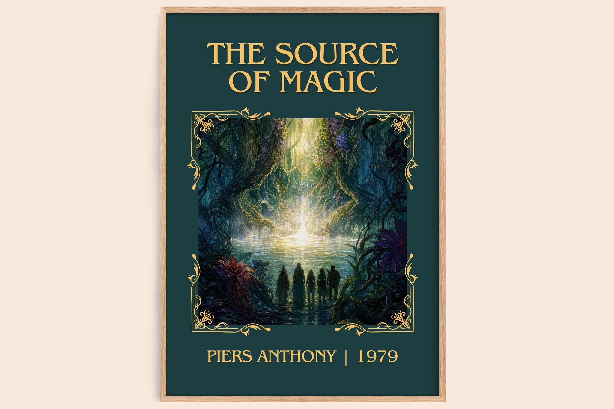 The Source of Magic Classic Book Art Print by Piers Anthony