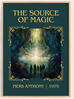 The Source of Magic Classic Book Art Print by Piers Anthony – book poster