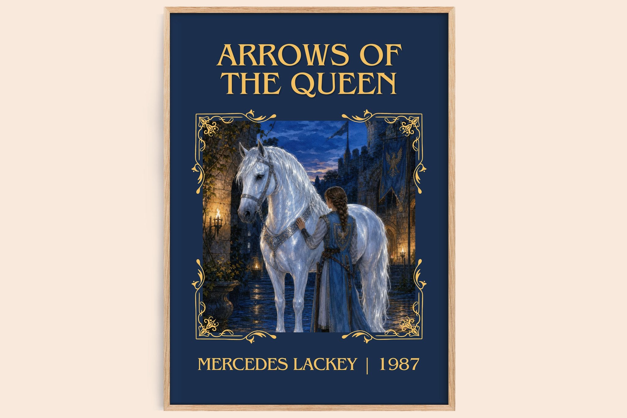 Arrows of the Queen Classic Book Art Print by Mercedes Lackey