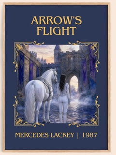 Arrow's Flight Classic Book Art Print by Mercedes Lackey – book poster