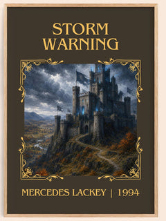 Storm Warning Classic Book Art Print by Mercedes Lackey – book poster