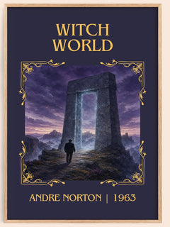 Witch World Classic Book Art Print by Andre Norton – book poster