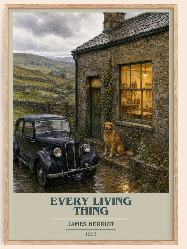 Every Living Thing Book Cover Poster by James Herriot