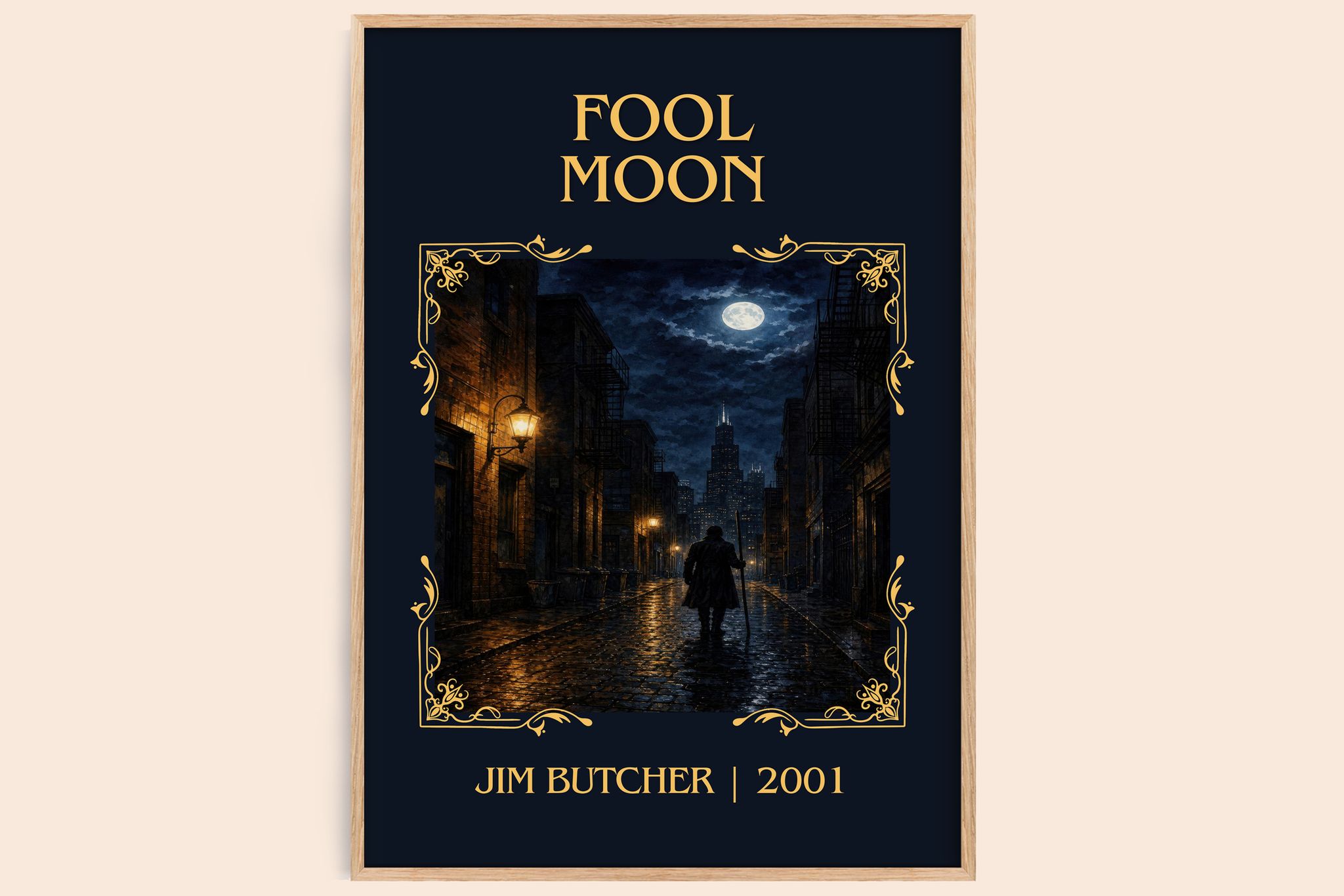 Fool Moon Classic Book Art Print by Jim Butcher