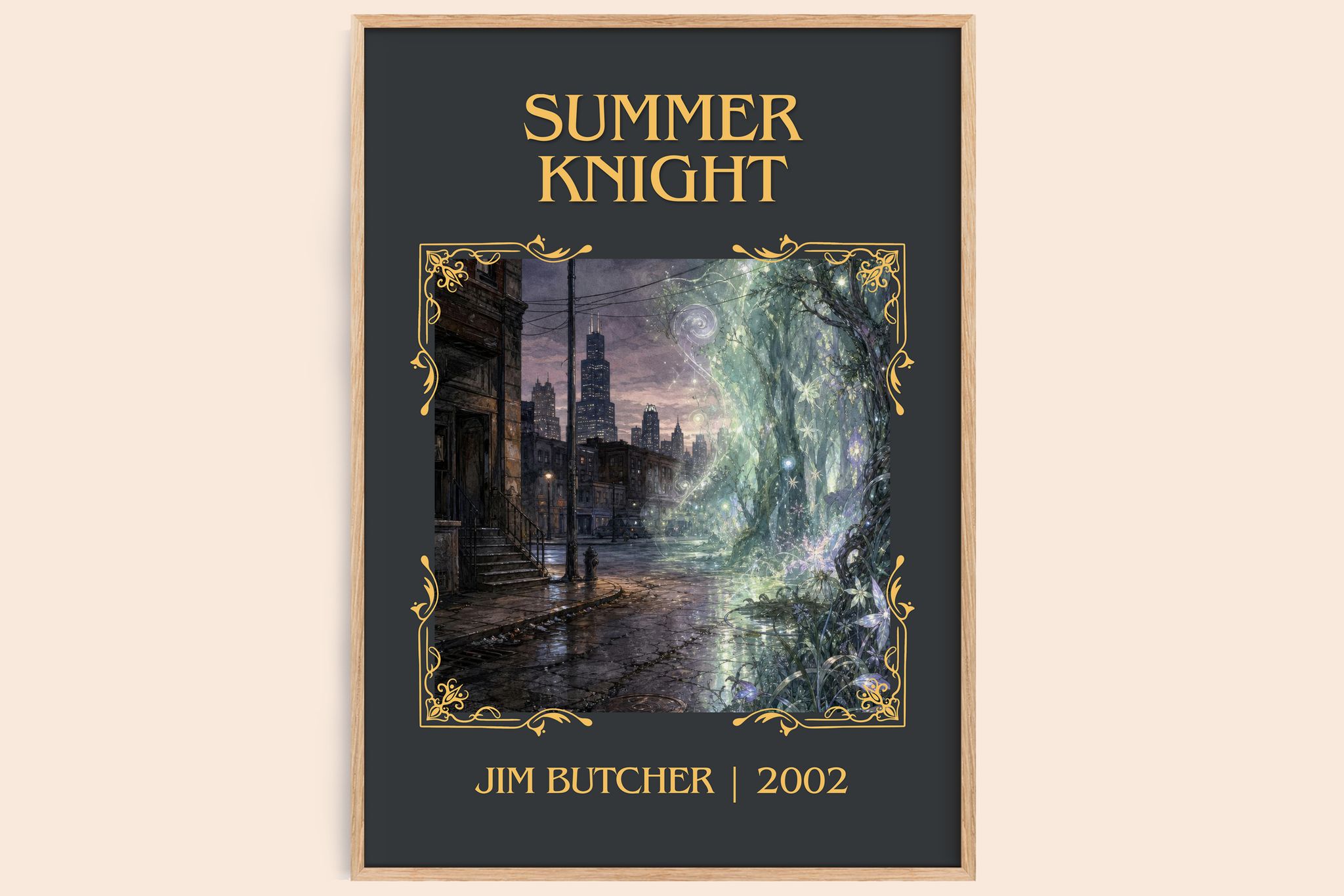 Summer Knight Classic Book Art Print by Jim Butcher