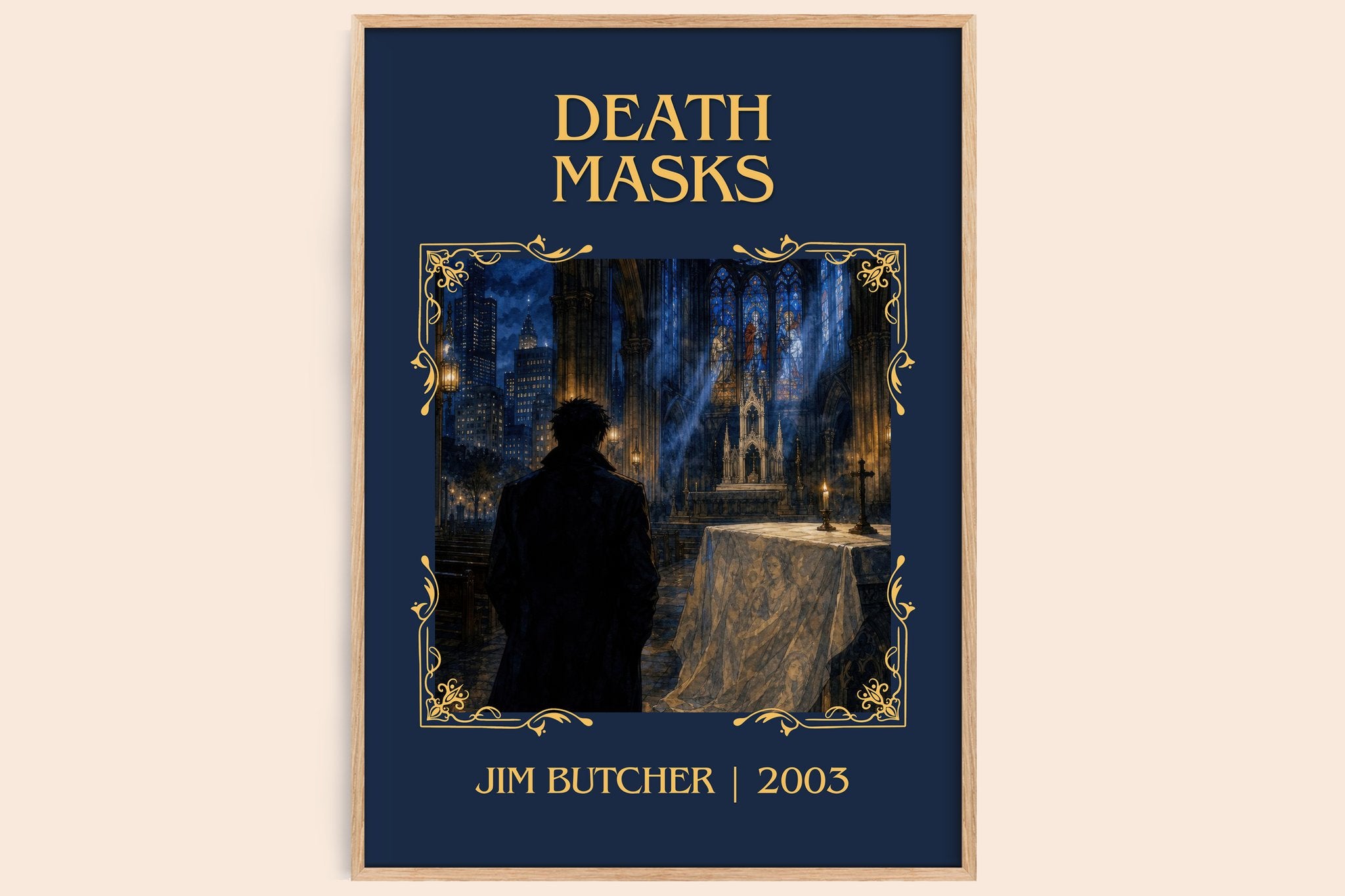Death Masks Classic Book Art Print by Jim Butcher