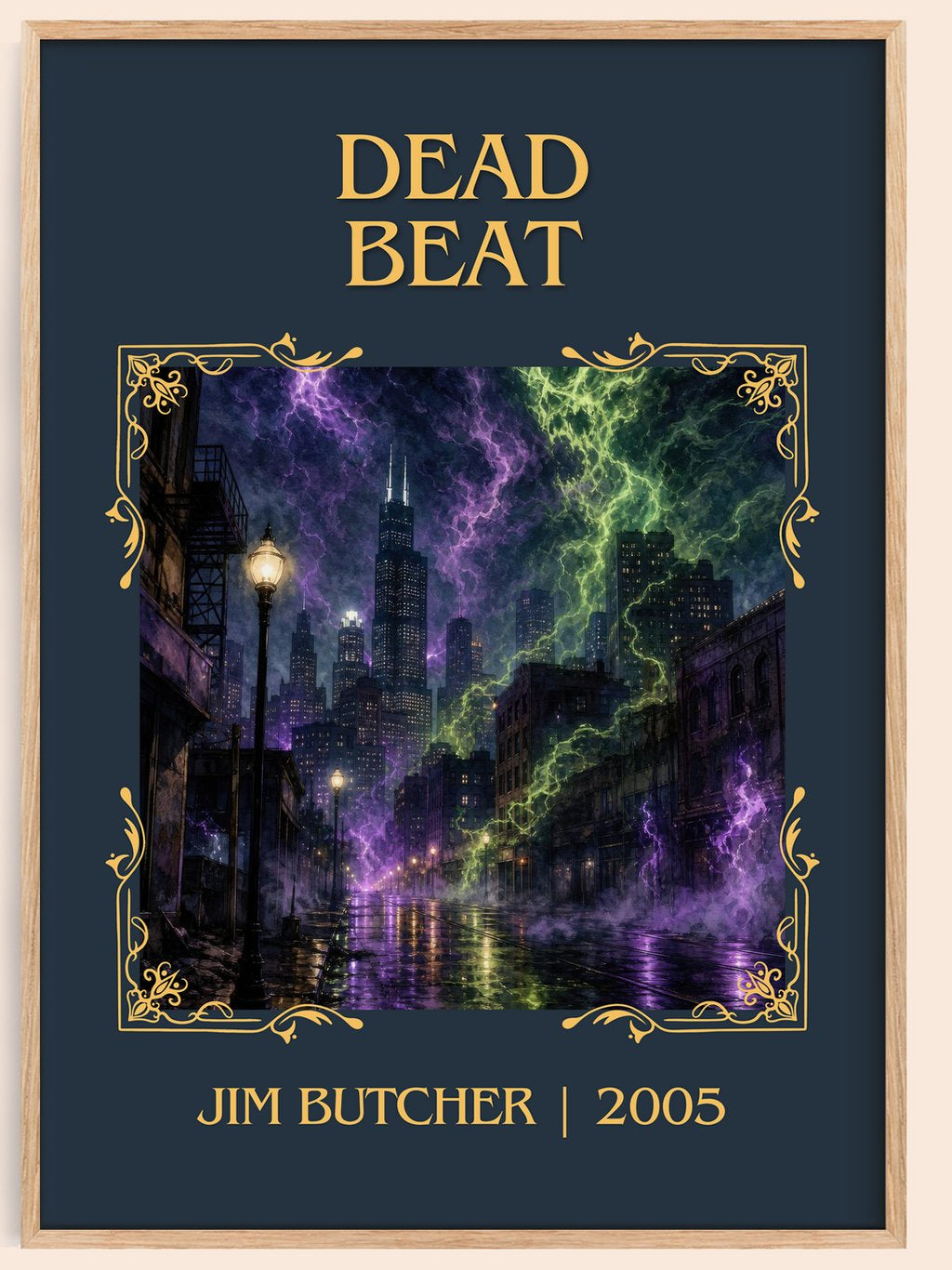 Dead Beat Classic Book Art Print by Jim Butcher – book poster