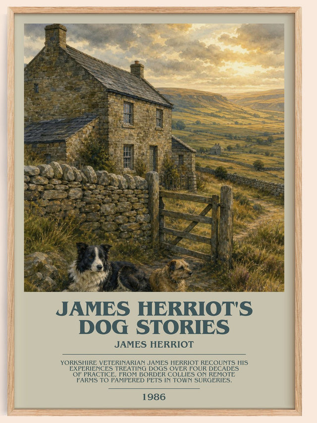 James Herriot'S Dog Stories Bookish Wall Art by James Herriot
