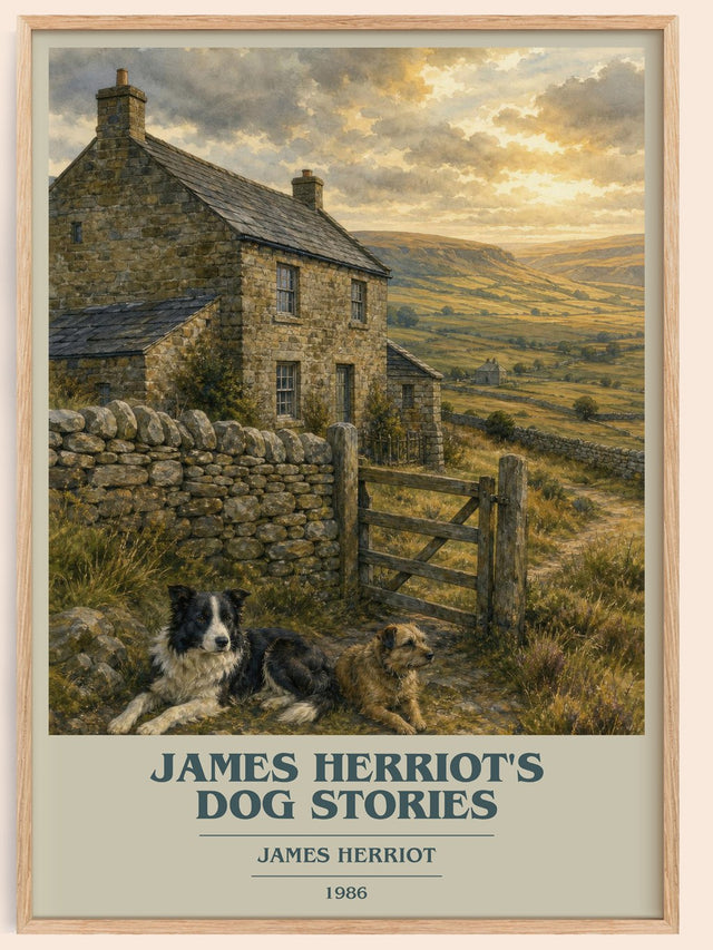 James Herriot'S Dog Stories Book Cover Poster by James Herriot