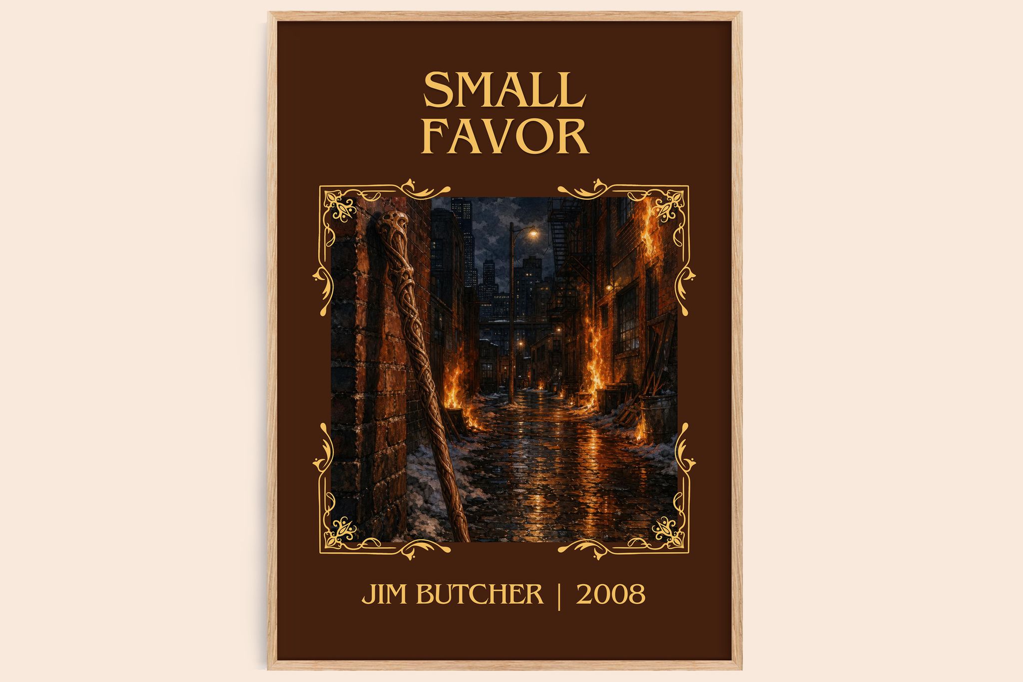 Small Favor Classic Book Art Print by Jim Butcher