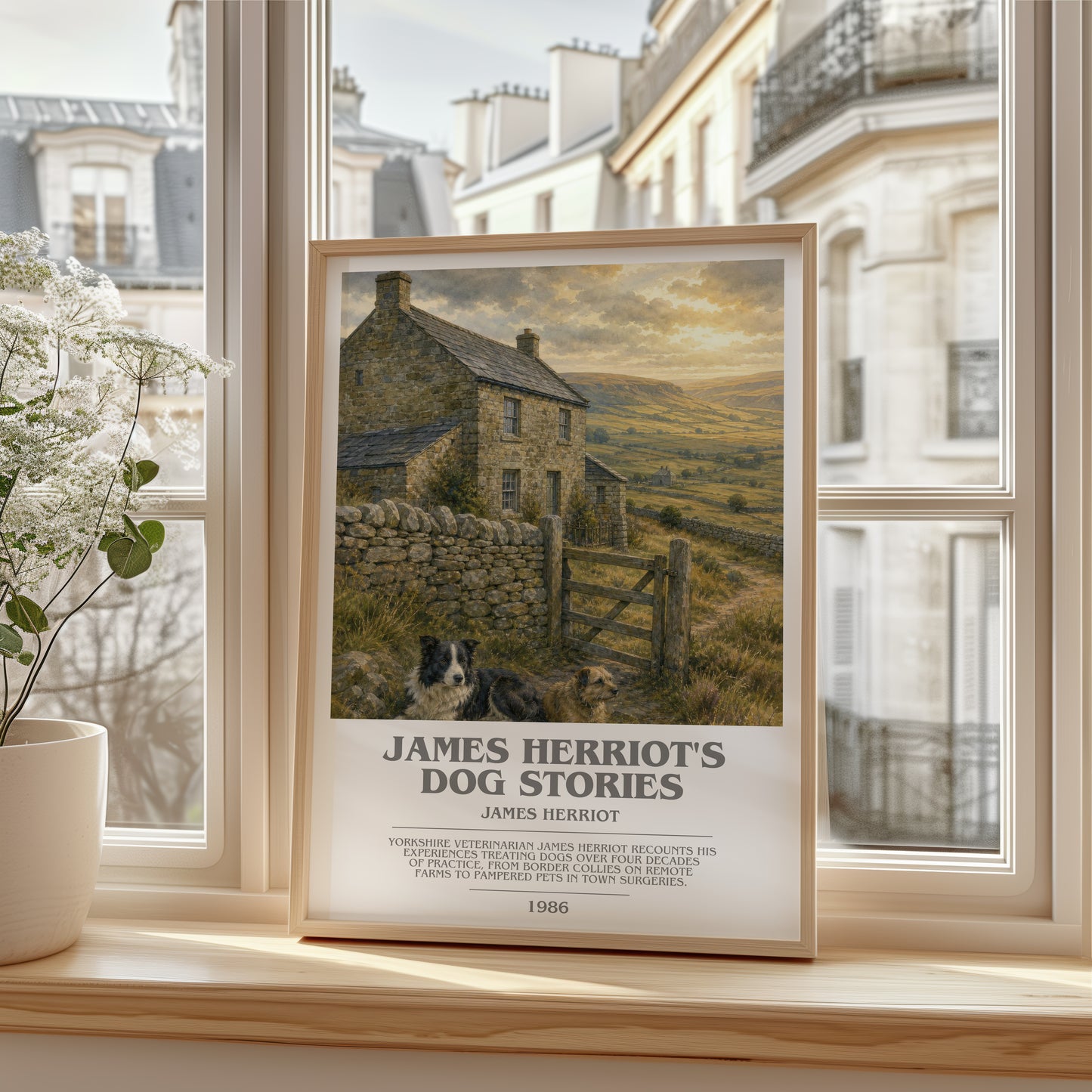 James Herriot'S Dog Stories bookish poster colour and style options – James Herriot book art