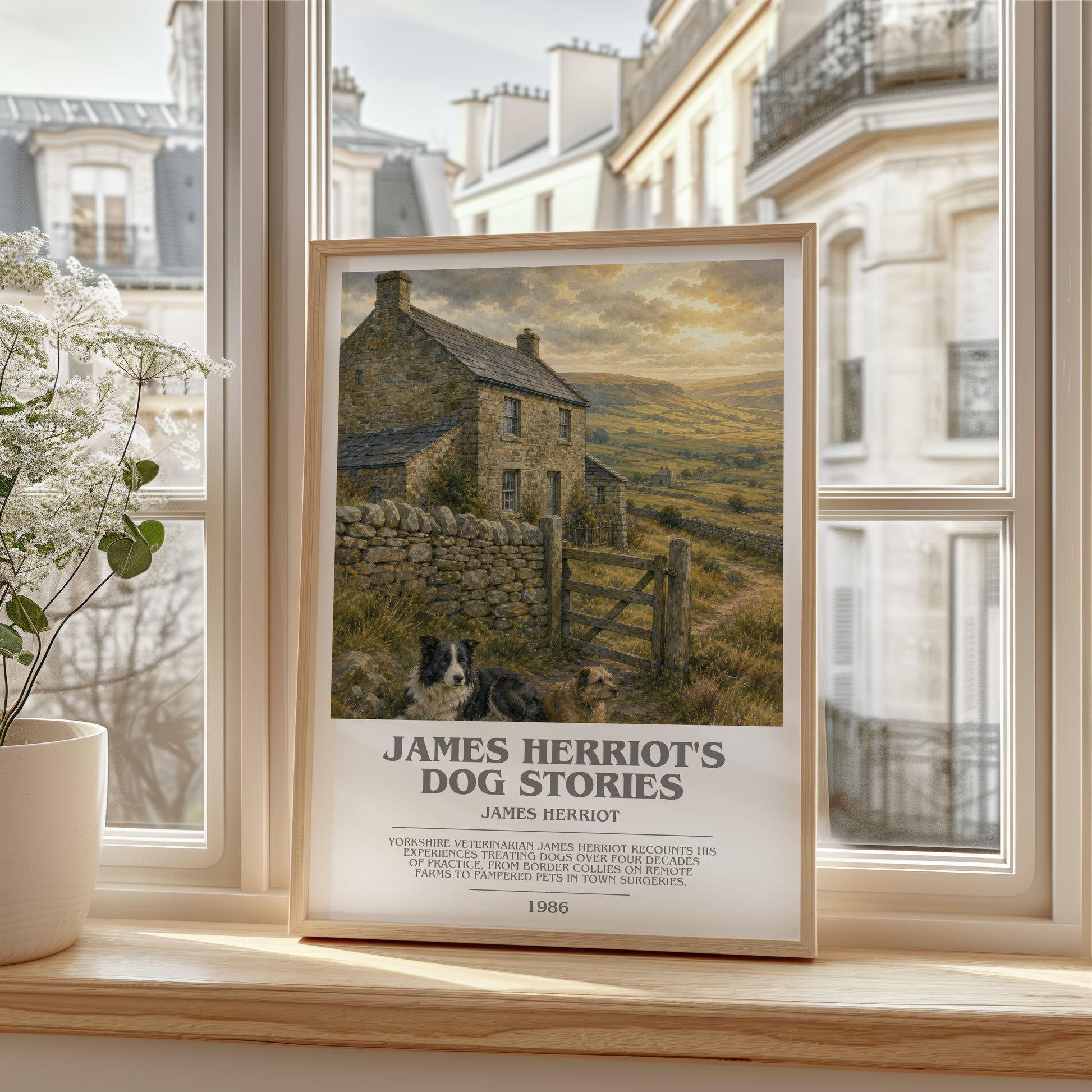 James Herriot'S Dog Stories bookish poster colour and style options – James Herriot book art